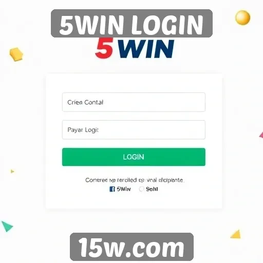Como criar uma conta no 5WIN LOGIN